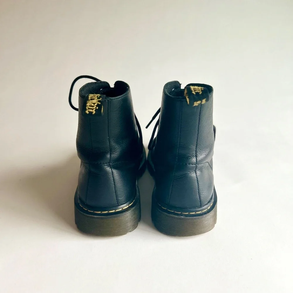 Men’s Dr. Martens Luana Black Leather Combat Boots size 9. - Picture 6 of 14